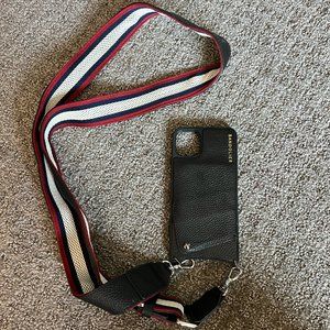 Bandolier Sarah Leather Pebble Crossbody iPhone 11 Pro Max w/ Upgraded Strap